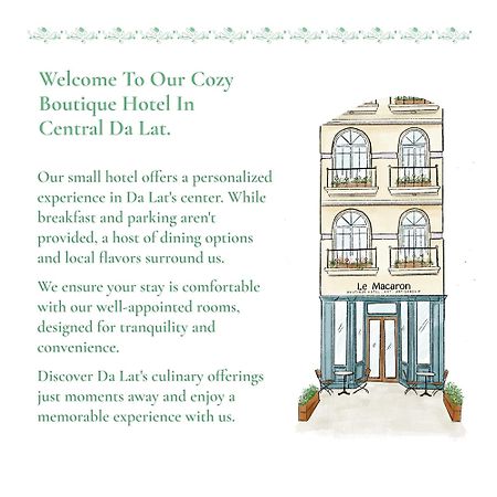 Le Macaron City Center - Boutique Hotel Đà Lạt Extérieur photo