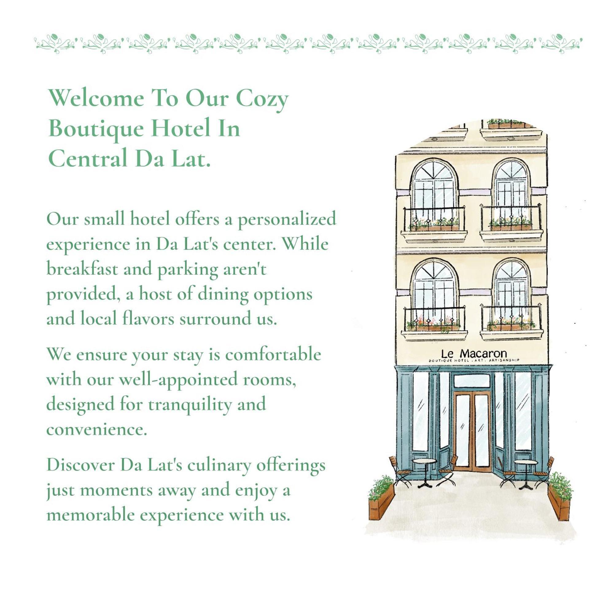 Le Macaron City Center - Boutique Hotel Đà Lạt Extérieur photo